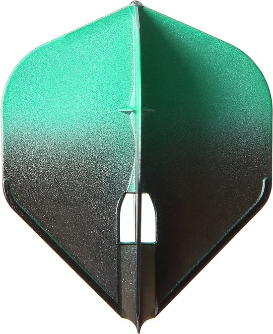 L-Style Champagne L1 Standard 2-Tone BK×Green - Dart Flights van L-Style — afbeelding 2