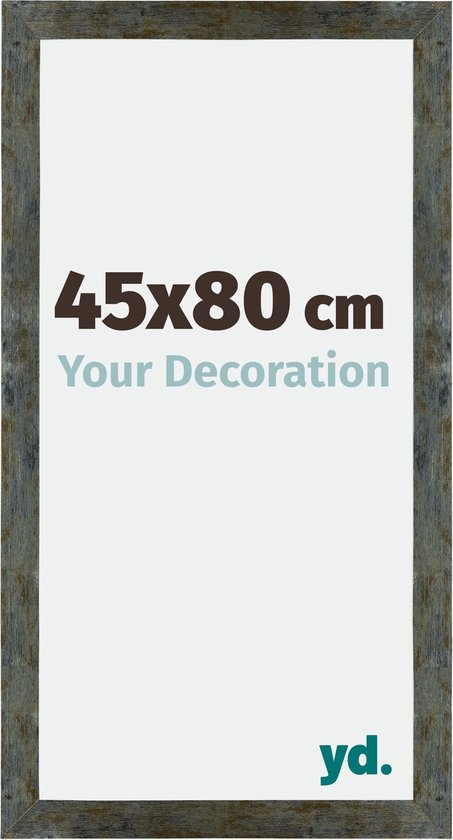 Fotolijst 45x80 cm - MDF - Blauw Goud Gemeleerd - Mura