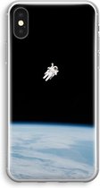 Case Company® - Hoesje geschikt voor iPhone X hoesje - Alone in Space - Soft Cover Telefoonhoesje - Bescherming aan alle Kanten en Schermrand