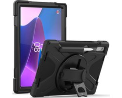 Tablethoes geschikt voor Lenovo Tab P11 Pro Gen 2 Hoesje - Heavy Duty Case - Zwart