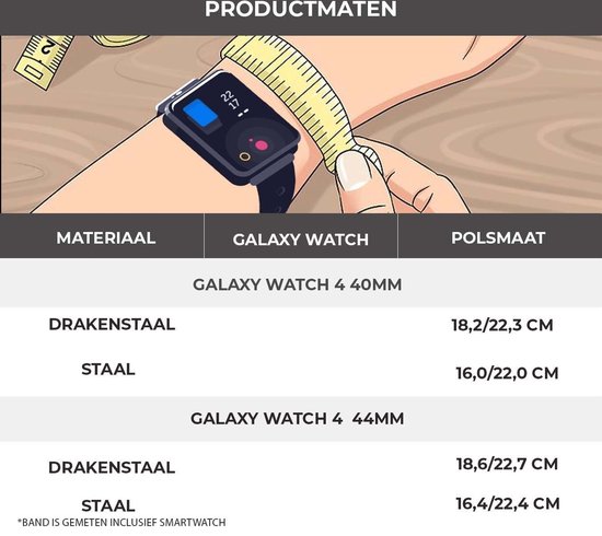 Bracelet en acier Strap-it® pour Samsung Galaxy Watch 4 - Rose