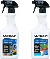 Glutoclean Markiezen onderhoudset - zelfwerkende reiniger (750 ml) - water afstotende impregnering (750 ml)