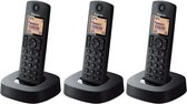 Panasonic KX-TGC313 - Trio DECT telefoon - Zwart