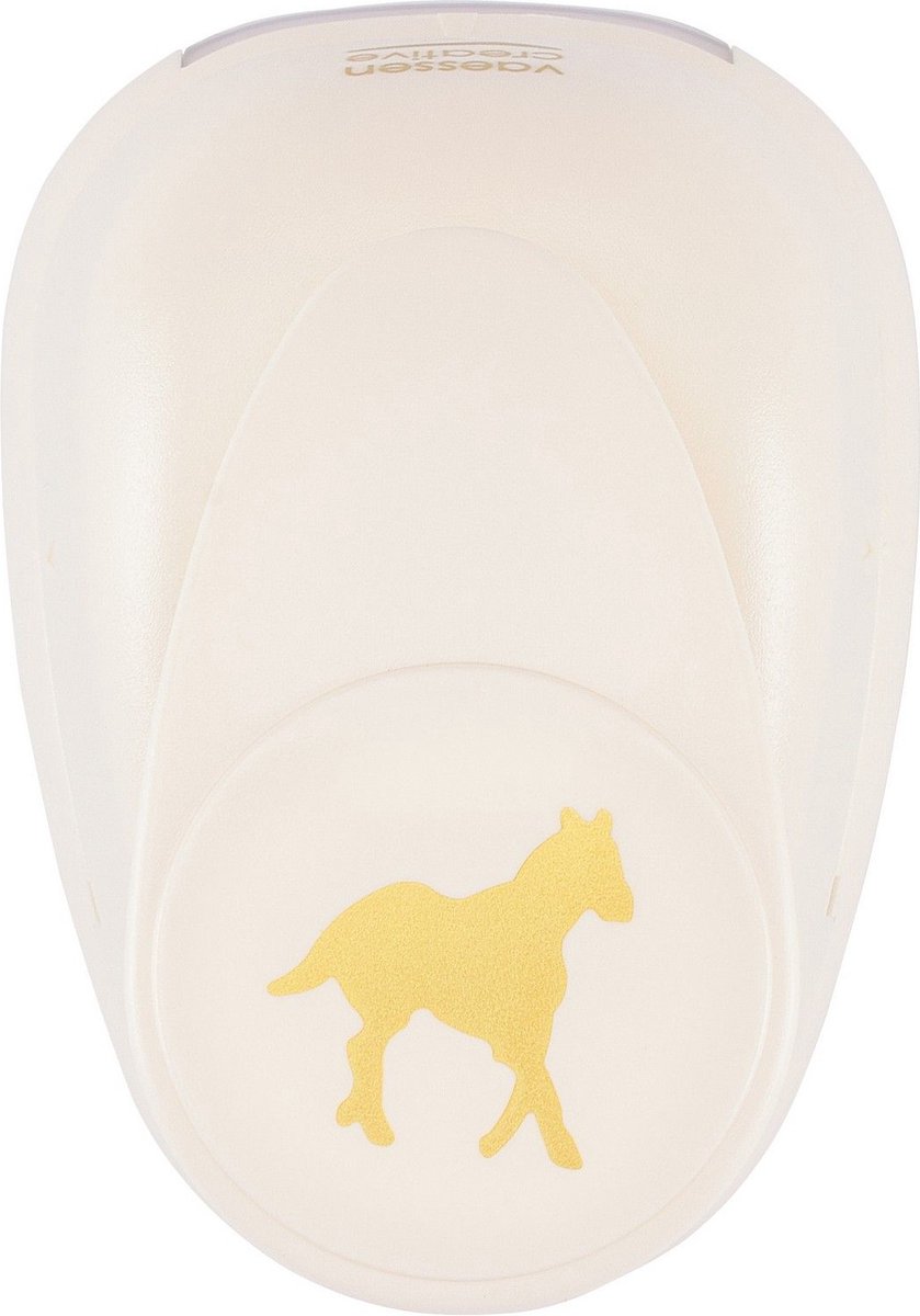 Vaessen Creative Pons - Figuurpons - Paard - 3,2 x 3,2 cm