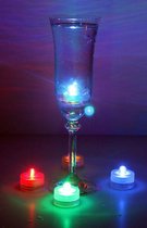 Flash light kaarsjes - waxinelichtjes die ook onderwater mogen - 12 stuks