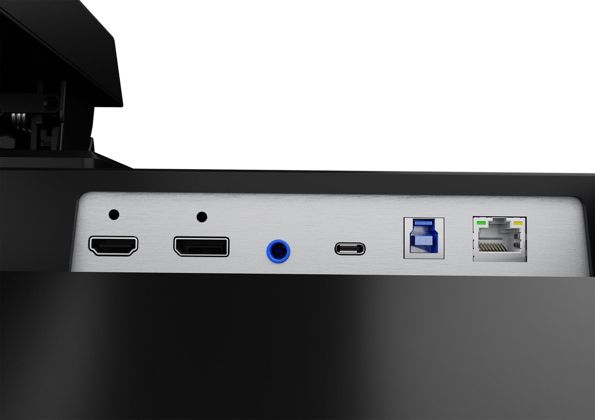 iiyama ProLite 32" 4K IPS Monitor USB-C Dock USB-Hub Verstelbaar Pivot KVM-switch LAN - Afbeelding 2