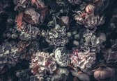 Fotobehang - Vlies Behang - Vintage Bloemen - 208 x 146 cm