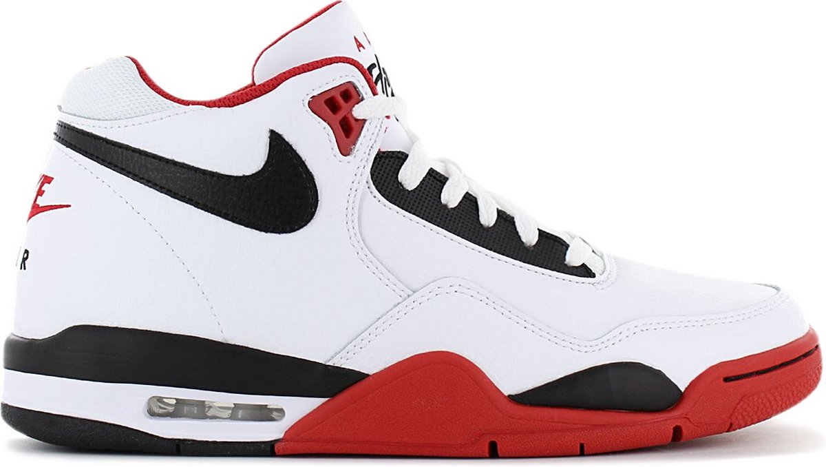 Nike Air Flight Legacy - Heren Basketbalschoenen Sneakers Schoenen Leer Wit BQ4212-100 - Maat EU 40.5 US 7.5