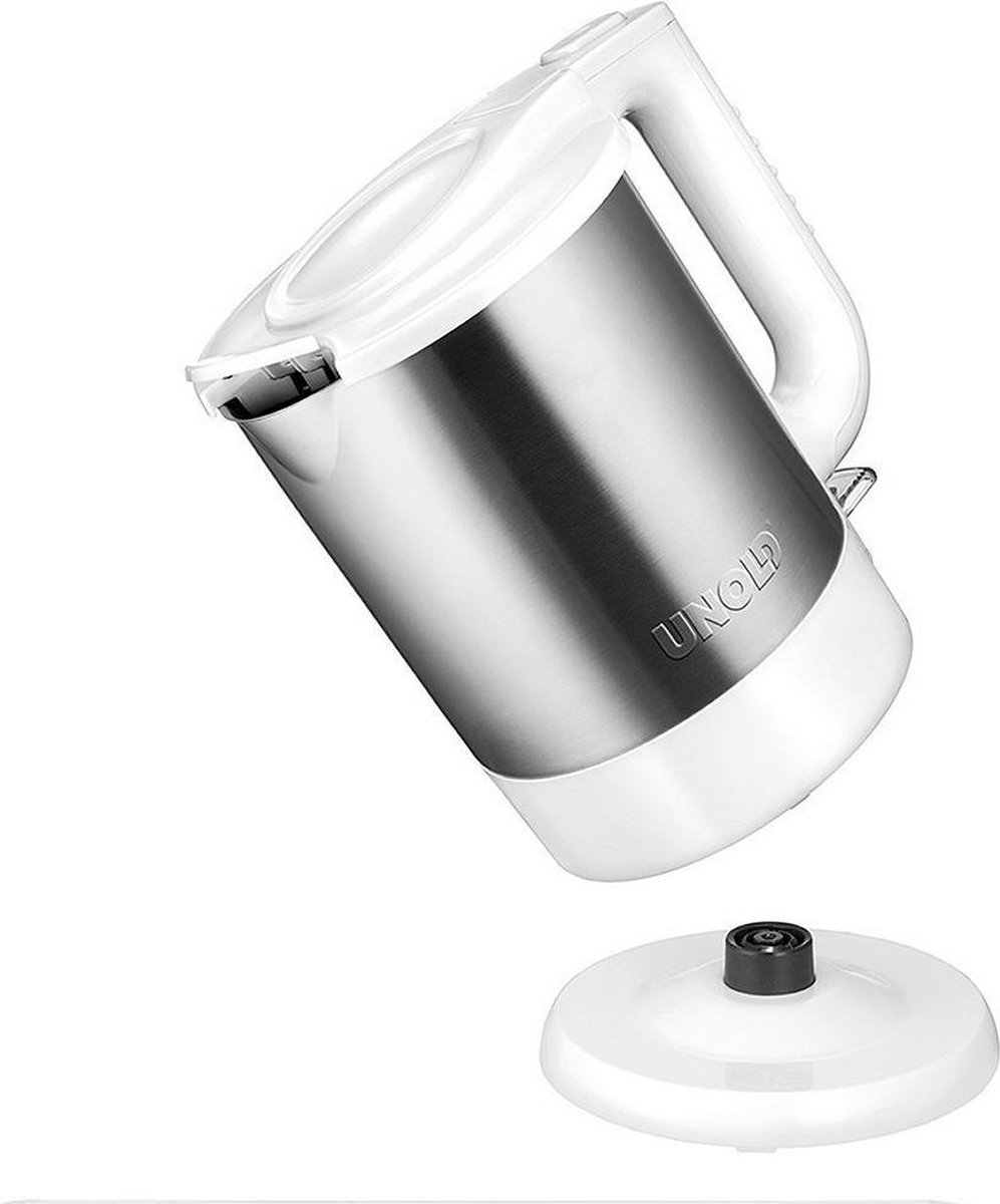 Unold Waterkoker Snoerloos RVS, Wit