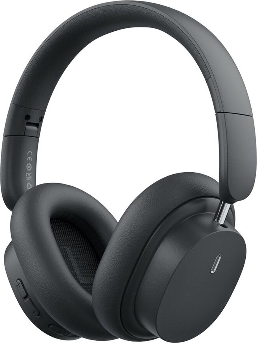 Baseus Bowie D05 Draadloze Over-Ear Koptelefoon Bluetooth 5.3 Antraciet