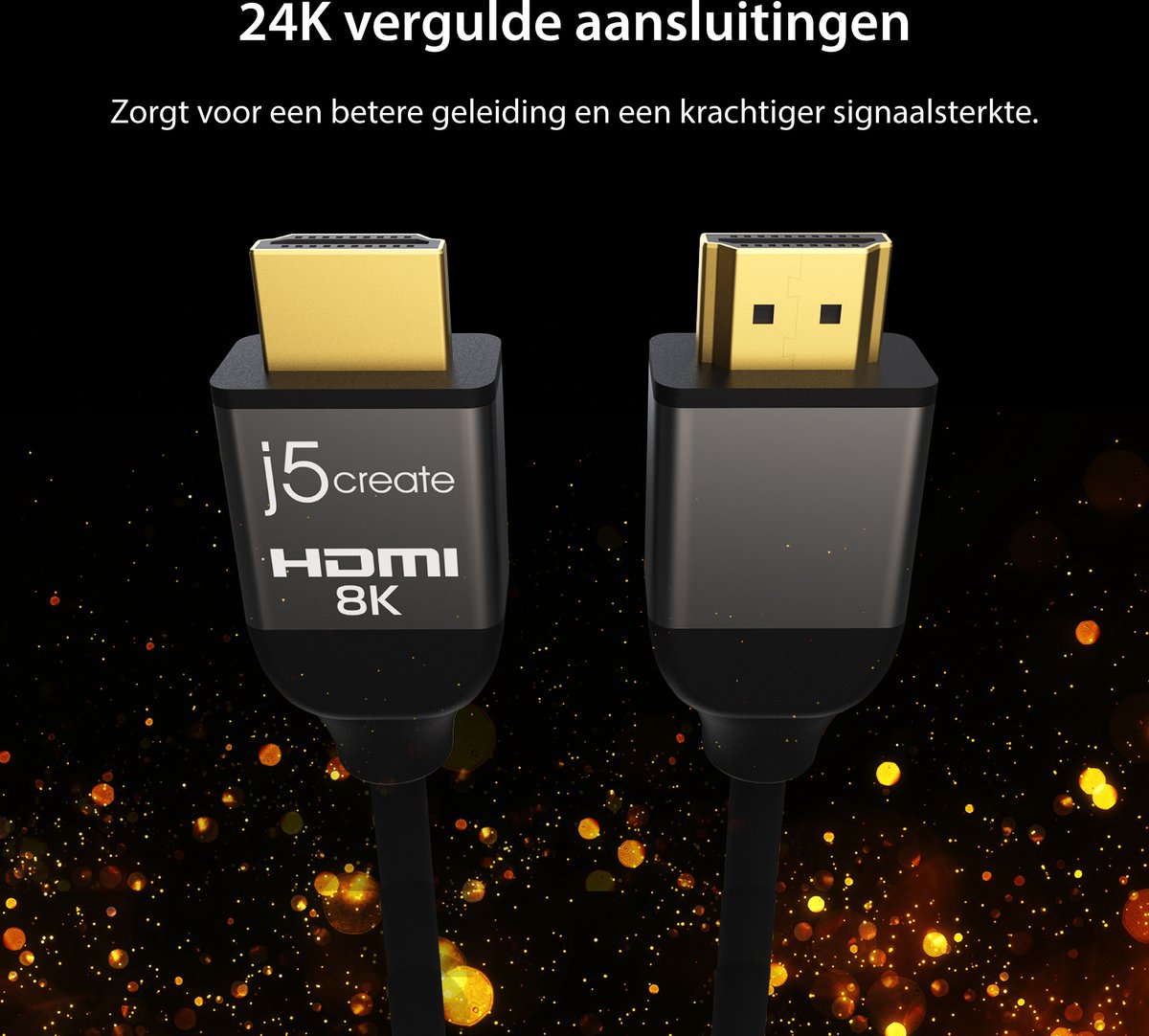 Câble HDMI 2.1 EV-Green - Ultra HD 8K Haute Vitesse (60/120/240Hz) - 48GBPS  - 1 mètre