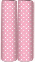 Serpentines - polka dots - Bubblegum pink