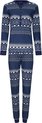 Rebelle - Dames Pyjama set Chrissy - Blauw - Katoen - Maat 46