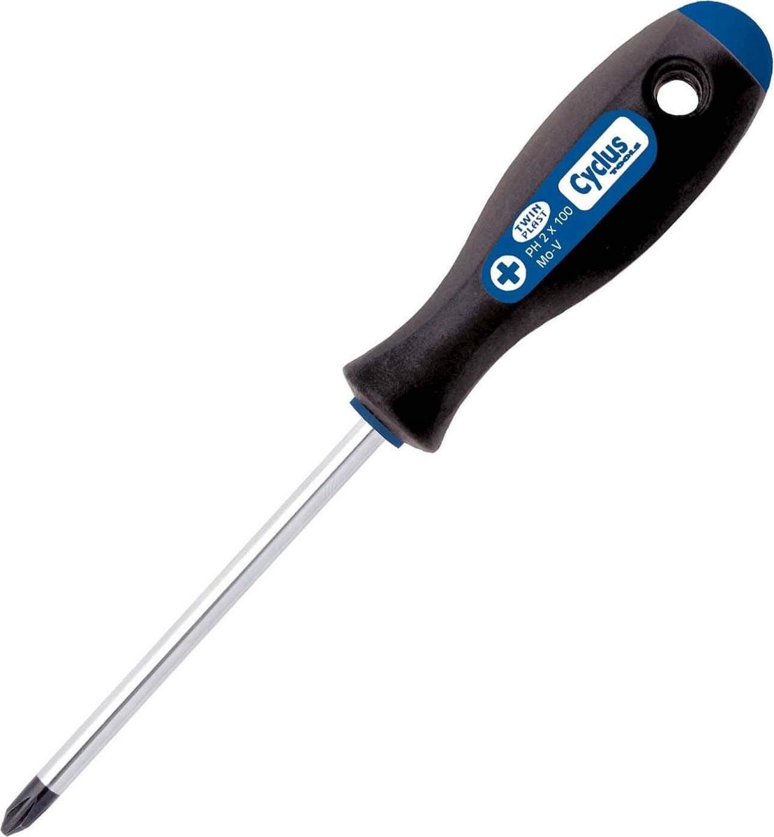 Cyclus Kruiskopschroevendraaier - Precisie - Comfortabele Grip - 0x60 mm - Blauw