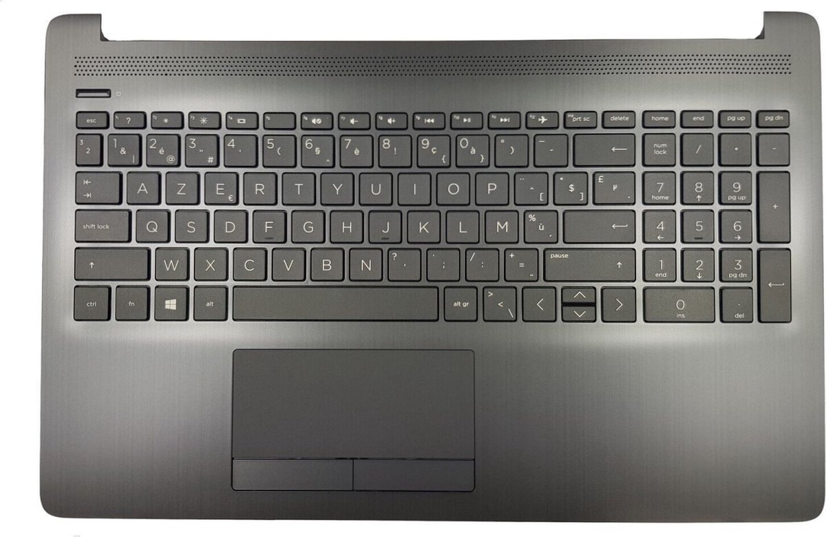 Topcase incl. keyboard geschikt voor HP 15-db0120nb (Belgisch Azerty)