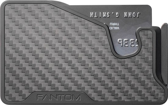 Fantom Wallet - FANTOM M - 7-13cc - portefeuille RFID - compatible MagSafe - unisexe - fibre de carbone