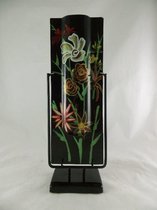 Design vaas - gekleurd glas -  Sampaguita - Flowers small - 40 cm hoog