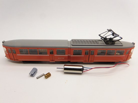 Kit de conversion moteur micromoteur NA040G pour Arnold GT 6, Tram, Straßenbahn