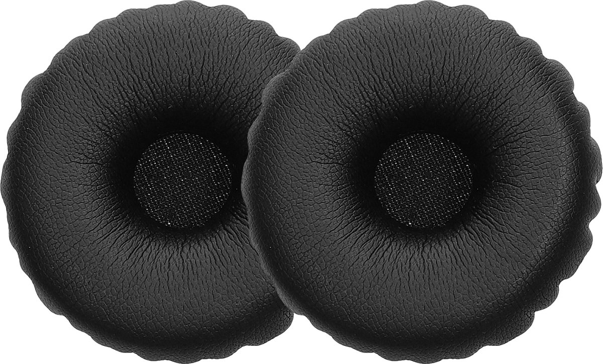kwmobile 2x oorkussens geschikt voor Logitech PC960 / H960 / H650E / H820E - Earpads voor koptelefoon in zwart