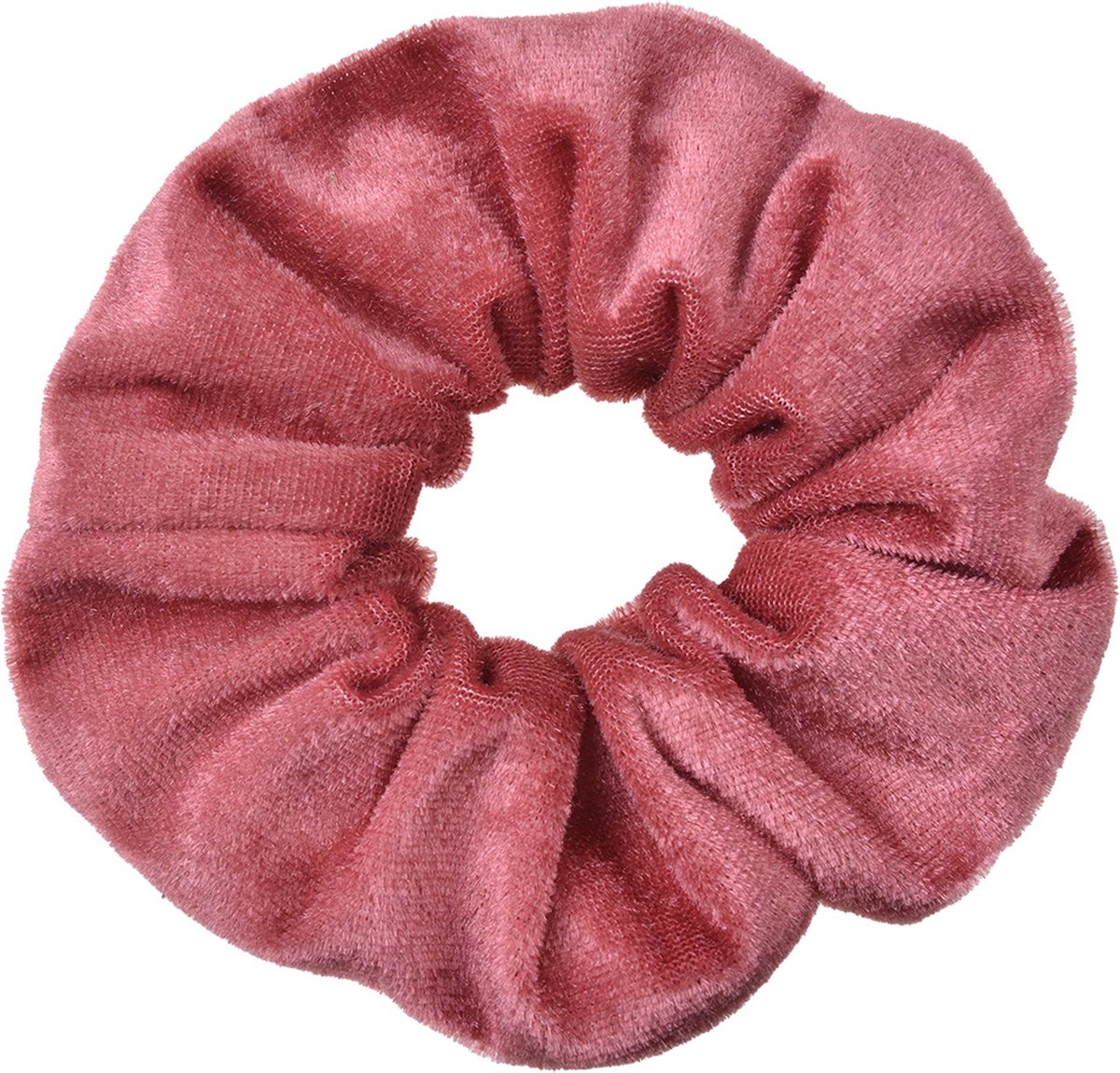 Clayre & Eef Haarelastiek Ø 10 cm Roze Velours