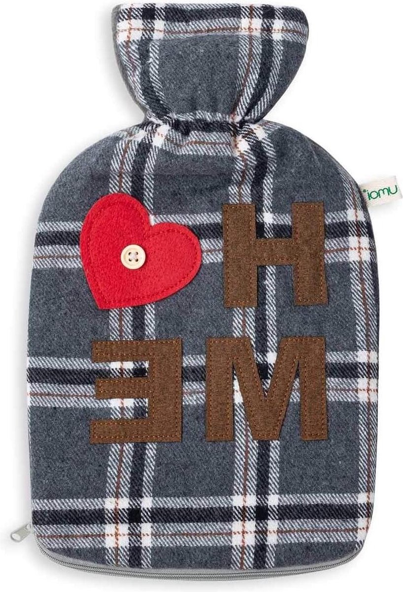 Goedkoopste Kruik 1.8 liter met zachte fleece-hoes Home en extra binnenvoering - Warmtekussen BS1970 2012 gecertificeerd - nieuw model