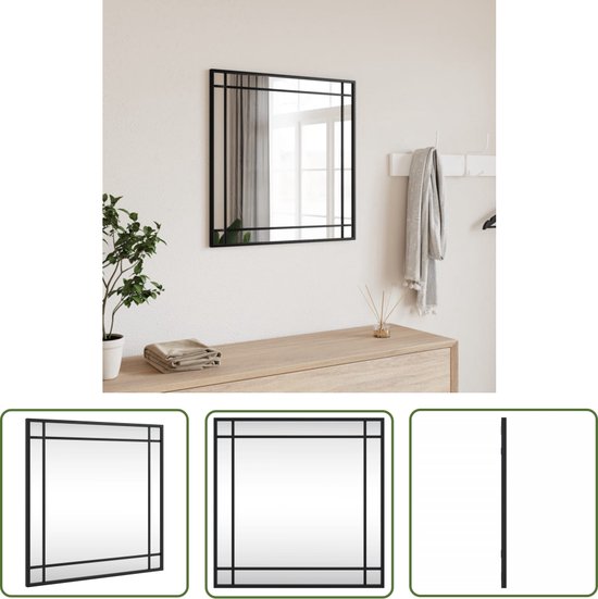 Wandspiegel Quadratisch 50 x 50 cm Gehärtetes Glas | -de
