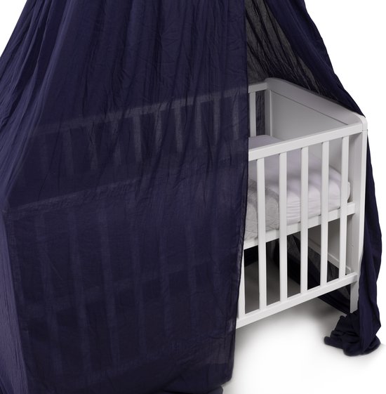 Deconet Baby Sluier - Nachtblauw-Topring 60cm/ Omtrek 400cm — afbeelding 5