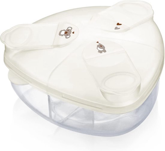 Boîte Rangement Lait Bébé 2.8L - Doseur Intégré, Étanche - Pour Poudre, Aliments Secs