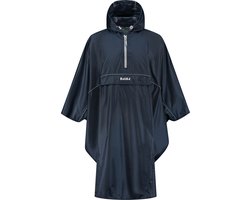 Ralka Regenponcho Waterdicht & Reflectie - Blauw - Volwassenen