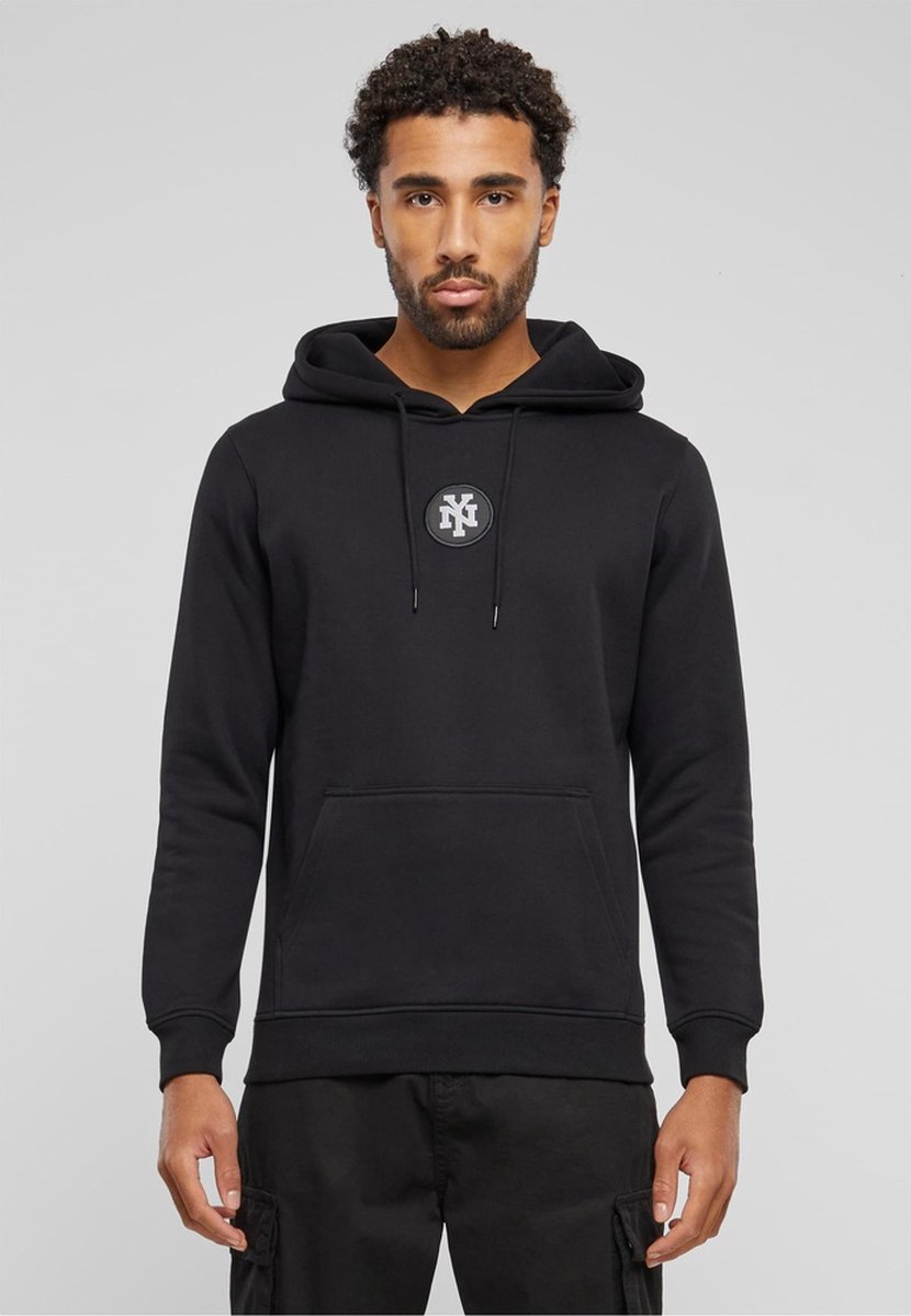 Mister Tee NY Patch Hoodie/trui L Zwart