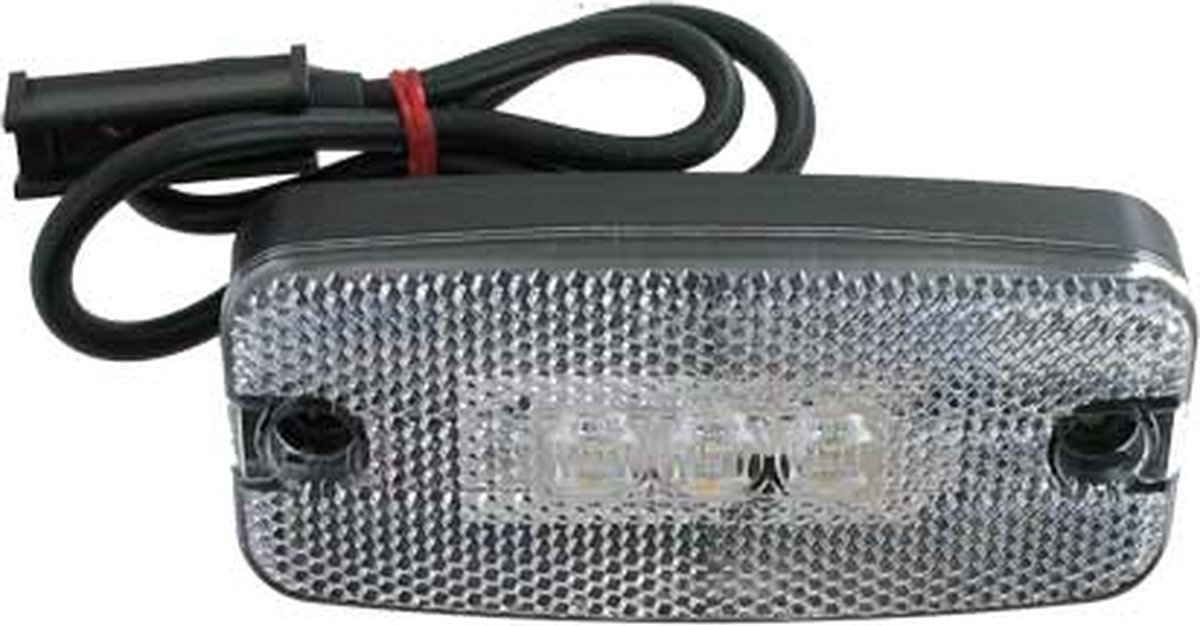 LED markeringslicht wit 12-24V blister