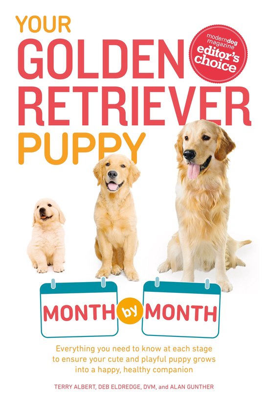 Your Golden Retriever Puppy Month by Month - cover