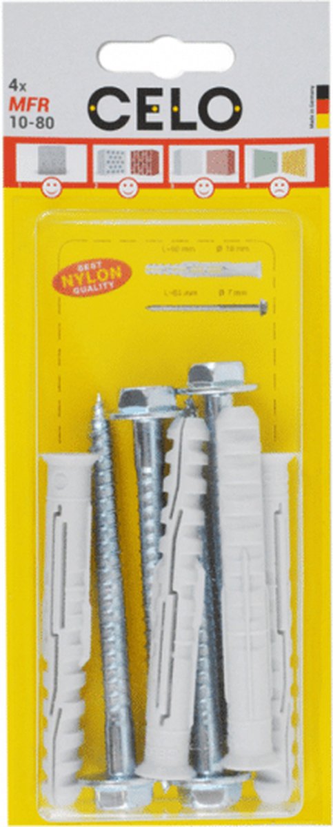 CELO multifunctionele raamplug MFR 10-80 SB SSKS