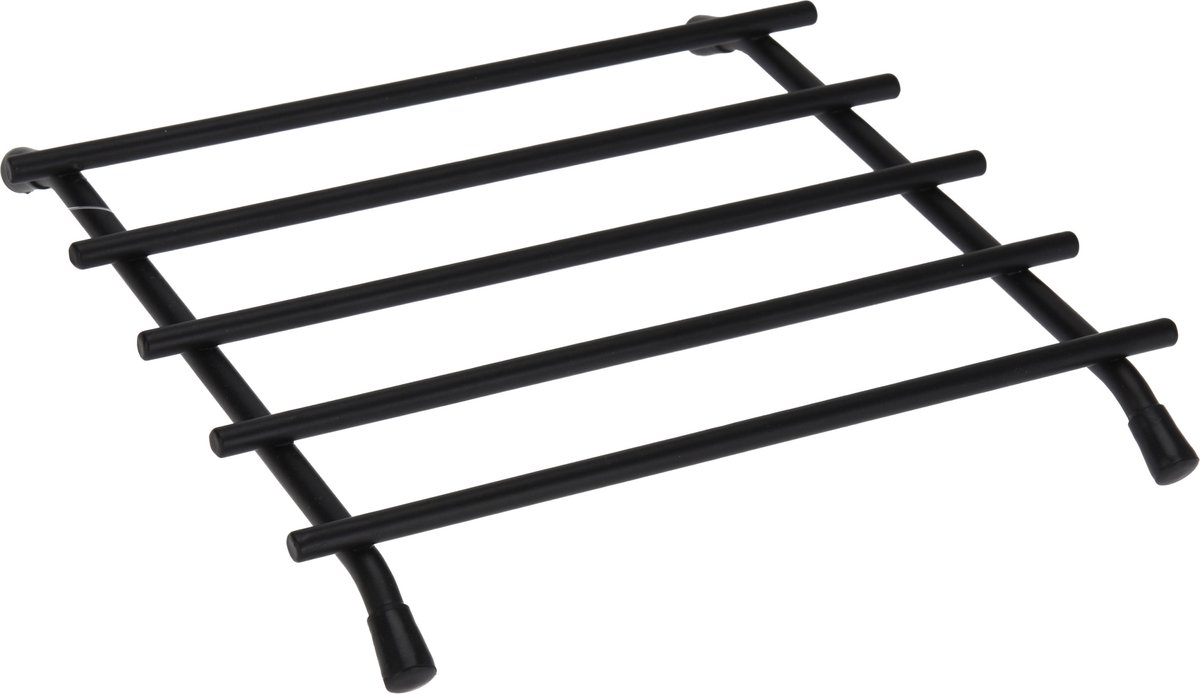 Excellent Huishoudelijke Artikelen Trivet Staal - Zwart, 20 x 20 cm