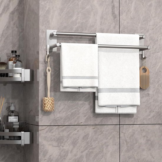 SUS Rvs Ronde Wandmontage Handdoekring Robehaak De... - Grandado