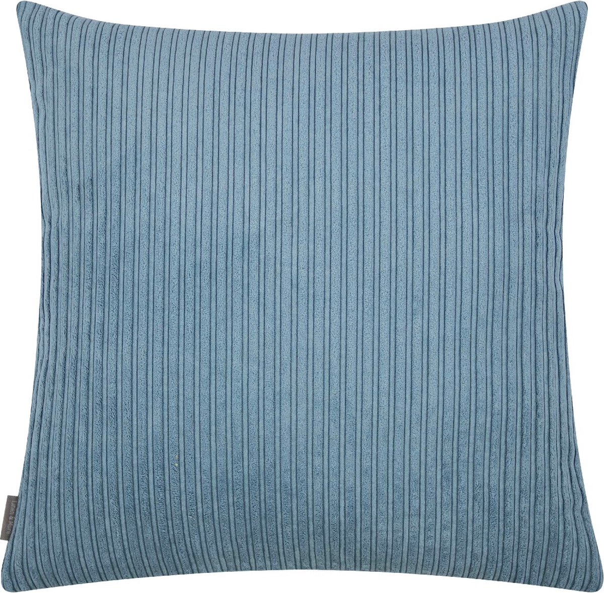 Mars & More Duke Velvet Rib kussen ijs blauw 45x45cm