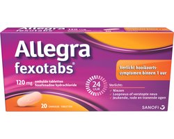 Allegra Fexotabs Bij Hooikoorts - 20 tabletten