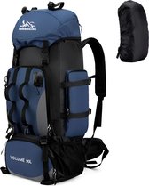 Bol.com WoYoW® - 90L Waterdichte Wandelen Camping Rugzak | Ruim & Duurzaam | Verstelbare Schouderbanden | Inclusief Regenhoes | Voor Mannen & Vrouwen | Ideaal voor Outdoor Avonturen | Donker Blauw aanbieding Bol.com WoYoW® - 90L Waterdichte Wandelen Camping Rugzak | Ruim & Duurzaam | Verstelbare Schouderbanden | Inclusief Regenhoes | ... aanbieding