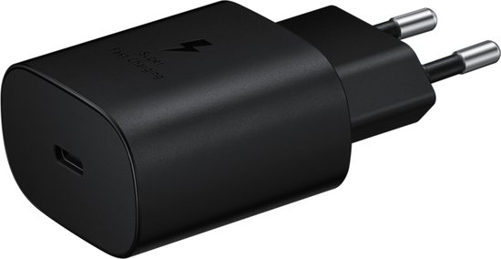 Geschikt Voor Samsung 25W PD 3.0 Super fast charger USB-C naar USB-C Kabel en Adapter - Zwart