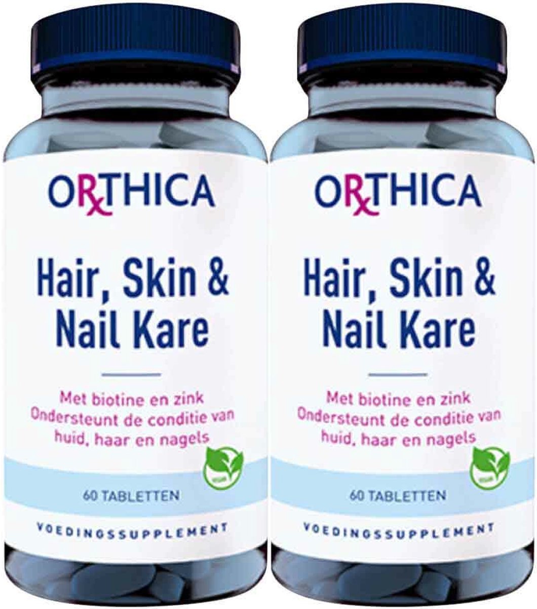 Orthica Hair, Skin & Nail Kare - 2 x 60 tabletten - Voordeelverpakking
