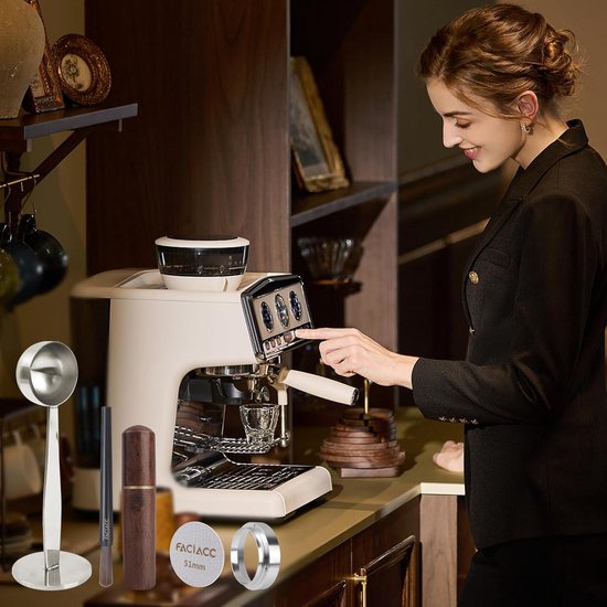 Koffie Sabotage 54mm, Espresso Tamper Set met WDT Tool, 54mm