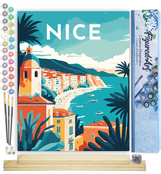 Figured'Art Schilderen Op Nummer Volwassenen Canvas Kleine Vogels In De Lente Handwerk Acrylverf Kit Diy Compleet 40x50cm Zonder Frame Figured'Art Schilderen Op Nummer Volwassenen Canvas Kleine Vogels In De Lente Handwerk Acrylverf Kit Diy Compleet 40x50cm Zonder Frame