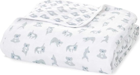 KOALA BABYCARE - muslin for newborns, 80x80 cm, 3 pieces, cotton blanket