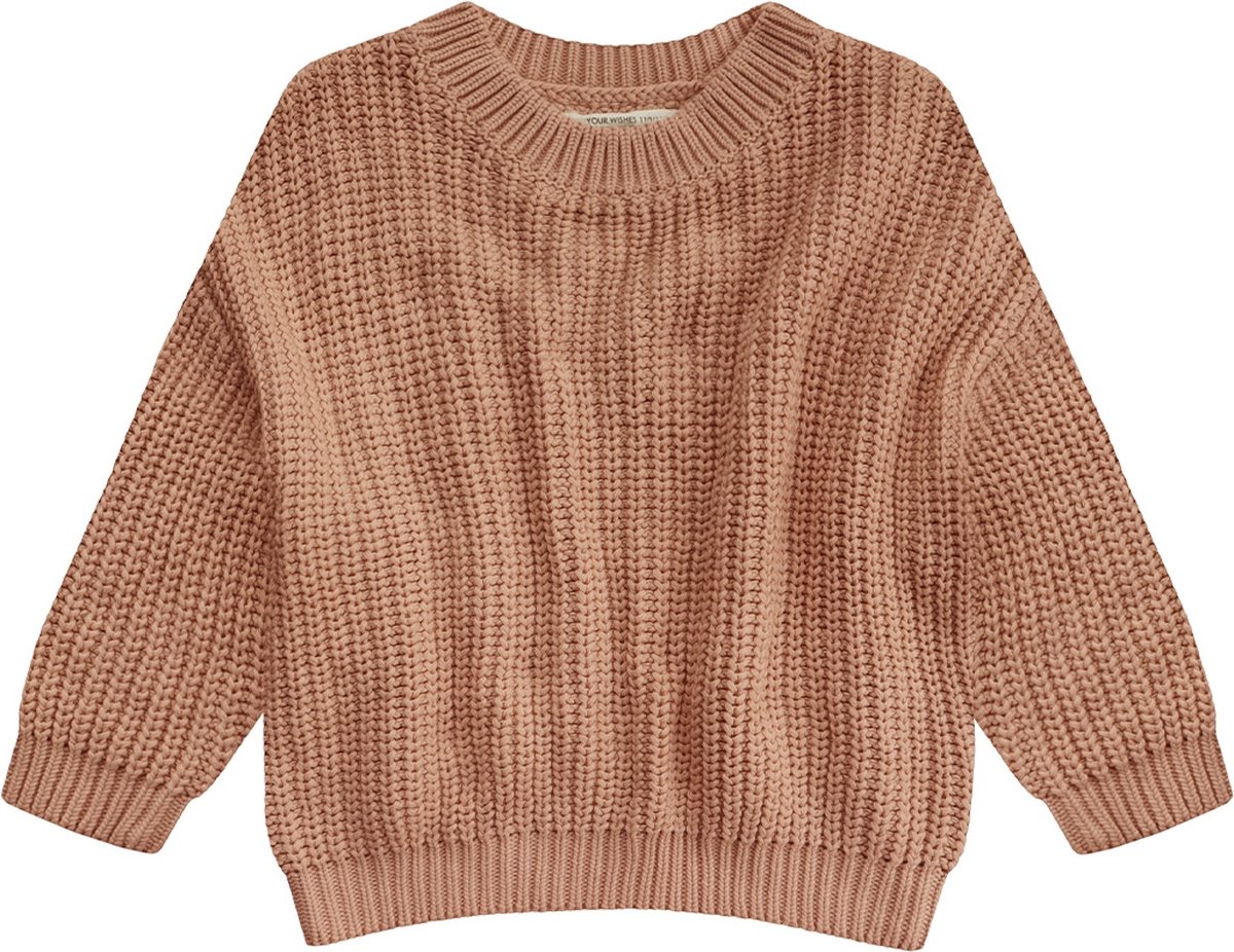 Your Wishes Knit Oversized Sweater rouge rood 134