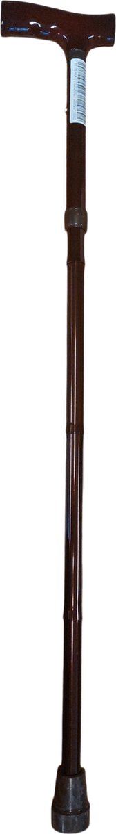 Premis - Wandelstok - T handgreep - aluminium - vetstelbaar 85-95 cm - (WA4010SBR) - Brons