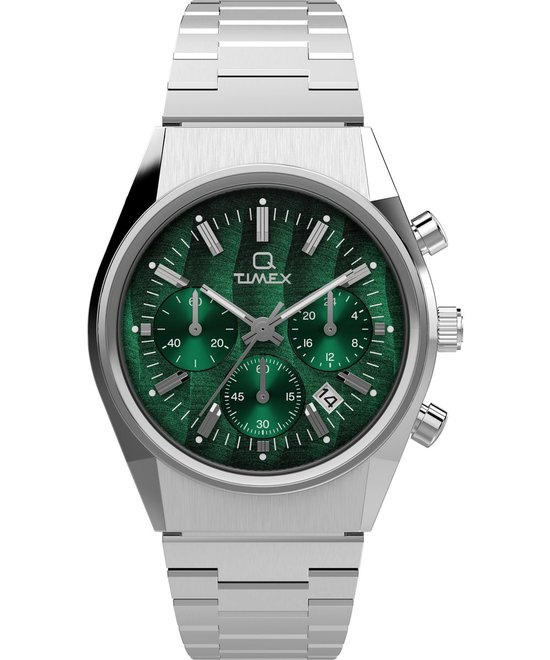Timex Falcon Eye TW2W33600 Horloge Staal Zilverkleurig O 40 mm bol