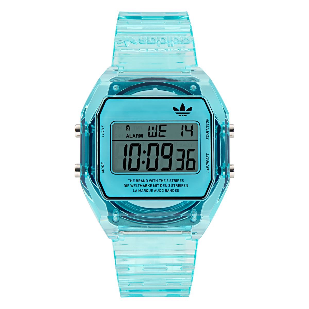 Adidas Originals Digital Two Crystal AOST24065 Horloge - Resin - Blauw - Ø 36 mm