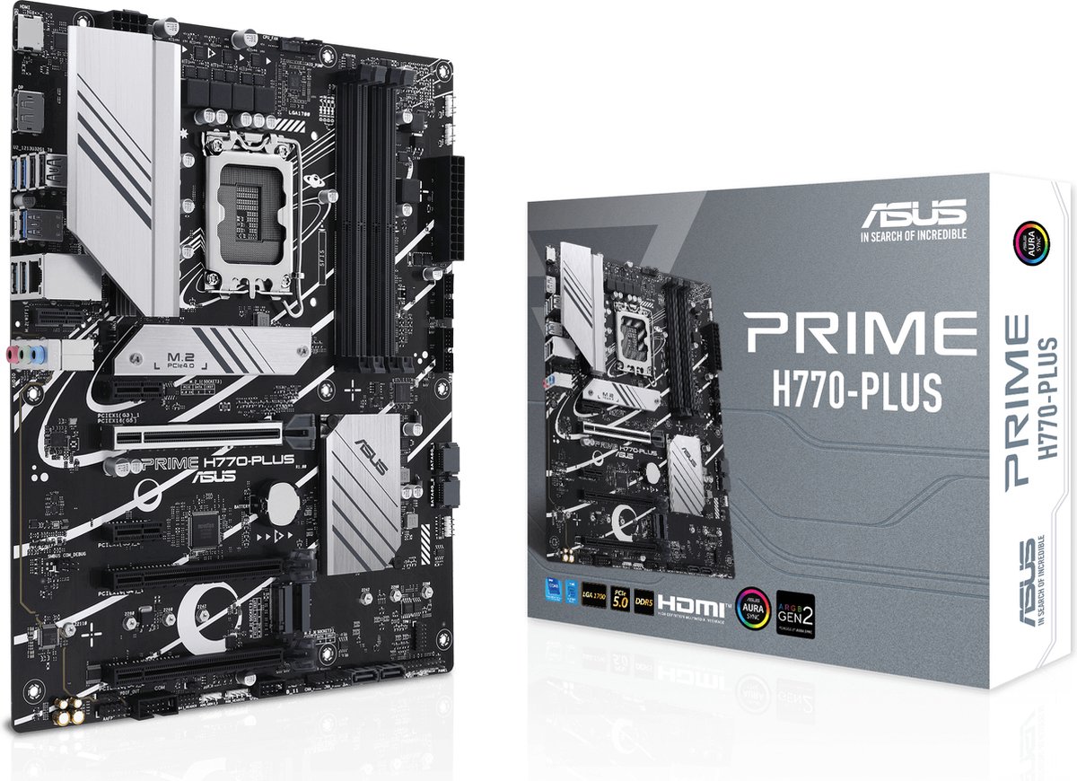 ASUS PRIME H770-PLUS - Intel LGA 1700 - DDR5-SDRAM Support