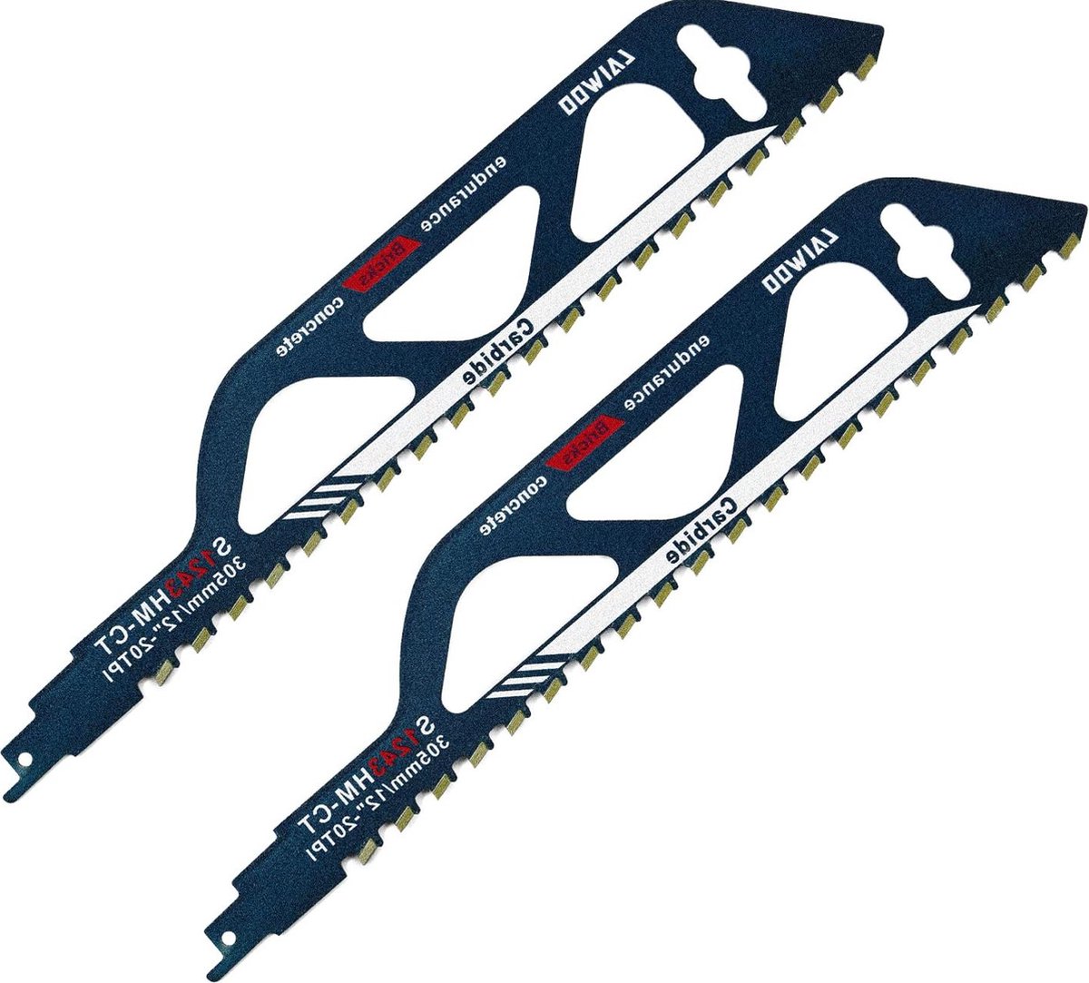 Reciprozaagbladen hardmetalen zaagbladen - steen zaagblad - accessoires cellenbeton - Einhell Dewalt Bosch - S1243HM 305mm