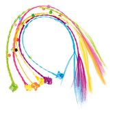 Toi-toys Colored Clip Braids Girlz! Polyester pour filles 6 pièces